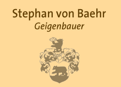 Stephan von Baehr, Geigenbauer